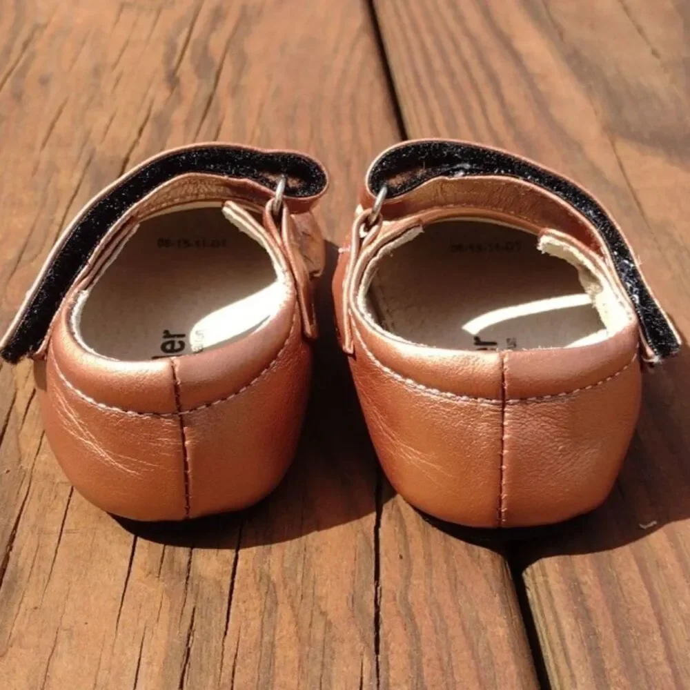 Smaller by See Kai Run Bronze Kristine Mary Jane Shoes Size 0-6 Months